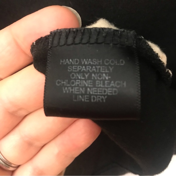 EUC INC International Concepts Swoop Neck Top/ Large/ Black/ 100% Modal Rayon - Picture 5 of 9